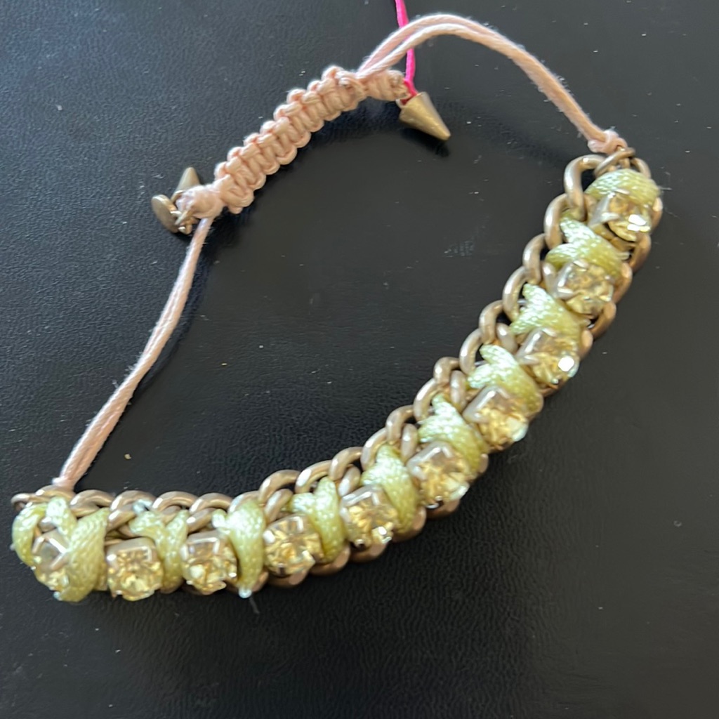Rachel Roy Pink And Yellow Bracelet 15$